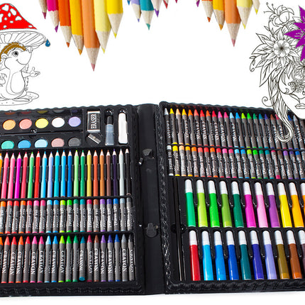 Konstnärsset i praktisk målarlåda – 168 delar för kreativ lek