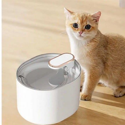 Automatisk vattenfontän för katt och hund - med filter