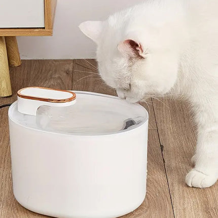 Automatisk vattenfontän för katt och hund - med filter
