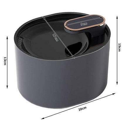 Automatisk vattenfontän för katt och hund - med filter