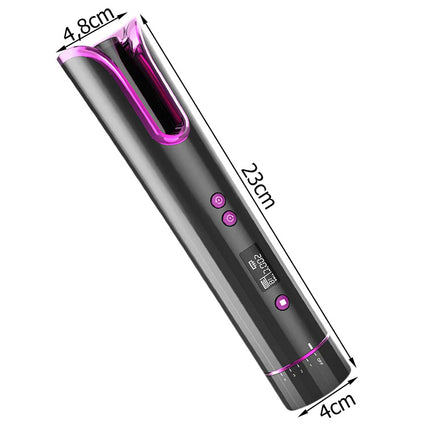 Automatisk sladdlös roterande locktång - Perfekta lockar när du är på språng 