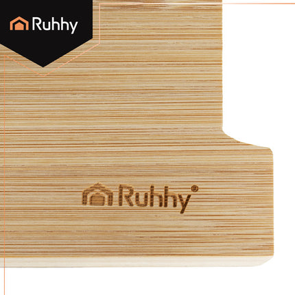 Skærebræt i Bambus med udtrækkelige beholdere – Smart køkkenorganisering