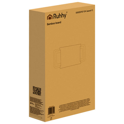 Skærebræt i Bambus med udtrækkelige beholdere – Smart køkkenorganisering