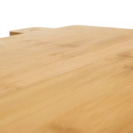 Bambu skärbräda Set med 4 delar + hållare 