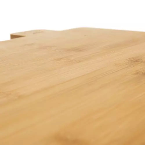 Bambu skärbräda Set med 4 delar + hållare 