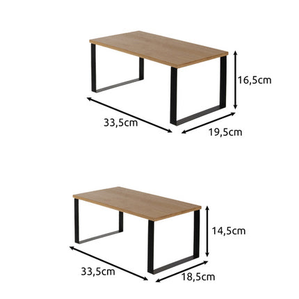Bambus Krydderihylde – 2-i-1 Køkkenorganisator til Bordet