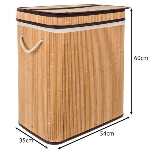 Bambu tvättkorg – Elegant korg för sortering av tvätt