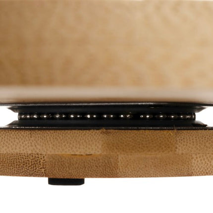 Rotérbar Serveringsbræt i Bambus - Perfekt til Ost, Snacks og Tapas