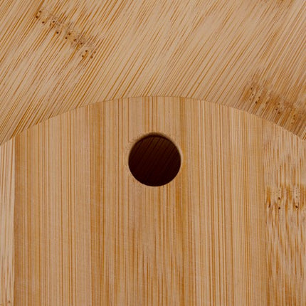 Rotérbar Serveringsbræt i Bambus - Perfekt til Ost, Snacks og Tapas