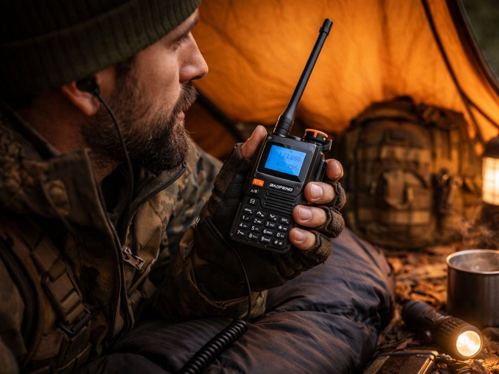 Walkie Talkie, 2600 mAh Batteri, Op til ca. 25 km rækkevidde