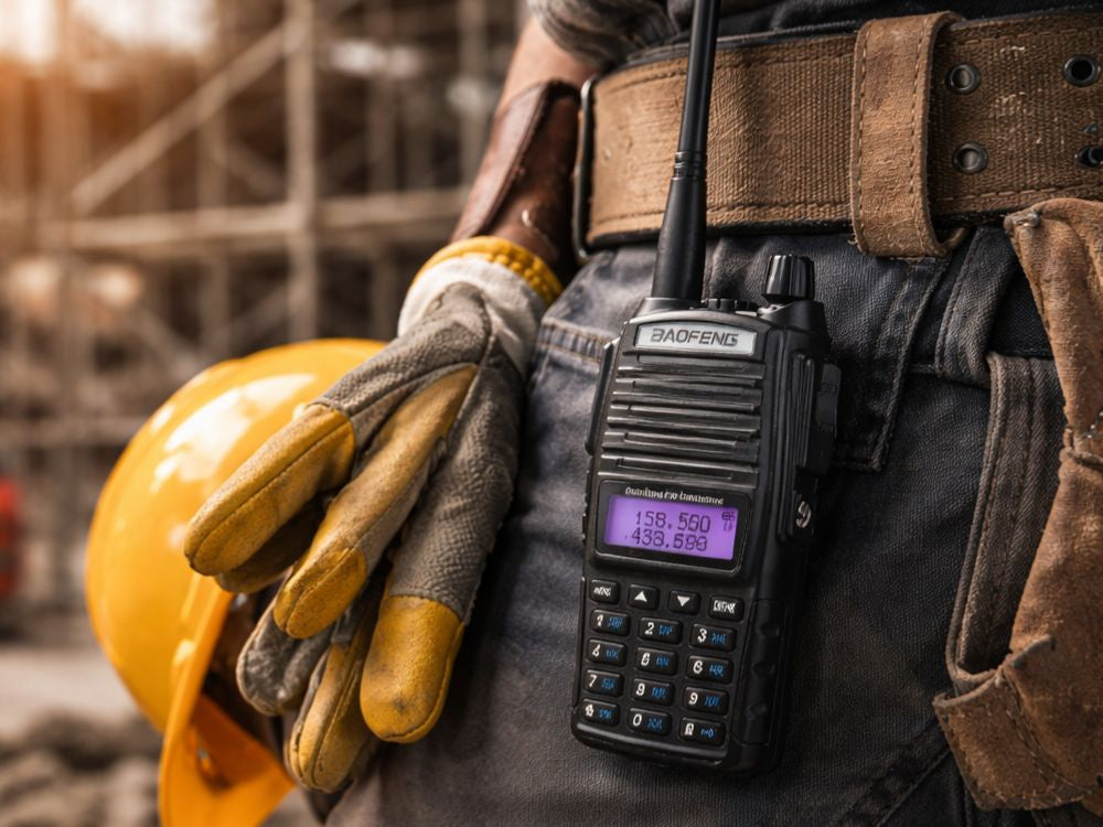 Walkie Talkie – 2800 mAh Batteri, Op til ca. 10 km rækkevidde