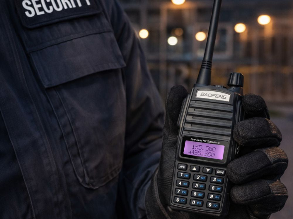 Walkie Talkie – 2800 mAh Batteri, Op til ca. 10 km rækkevidde