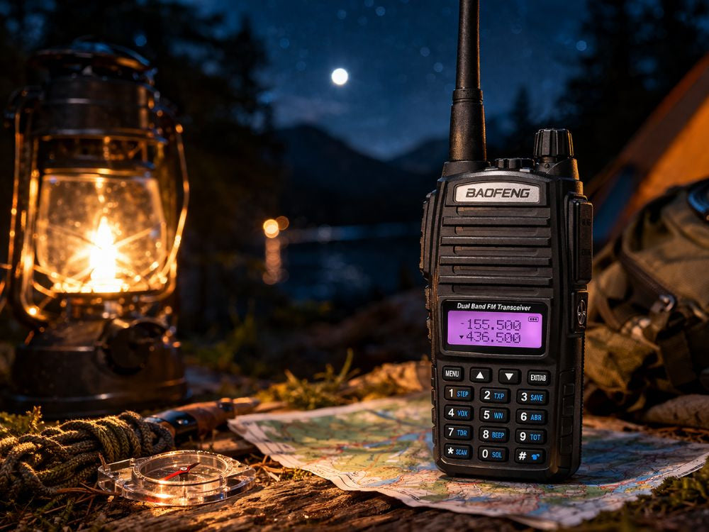 Walkie Talkie – 2800 mAh Batteri, Op til ca. 10 km rækkevidde