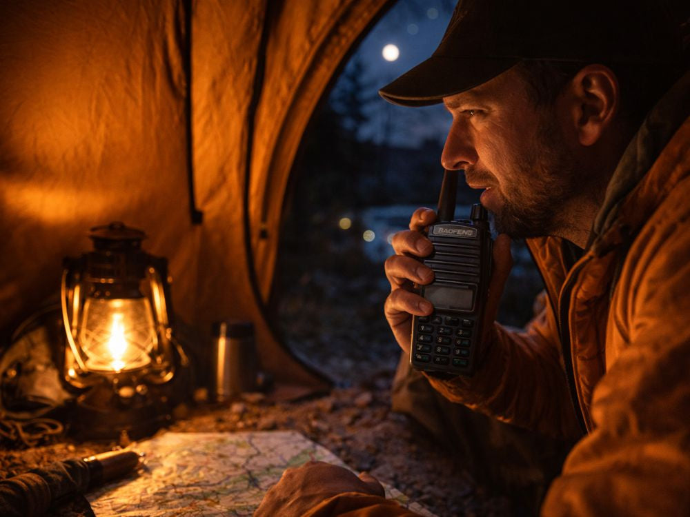 Walkie Talkie – 2800 mAh Batteri, Op til ca. 10 km rækkevidde