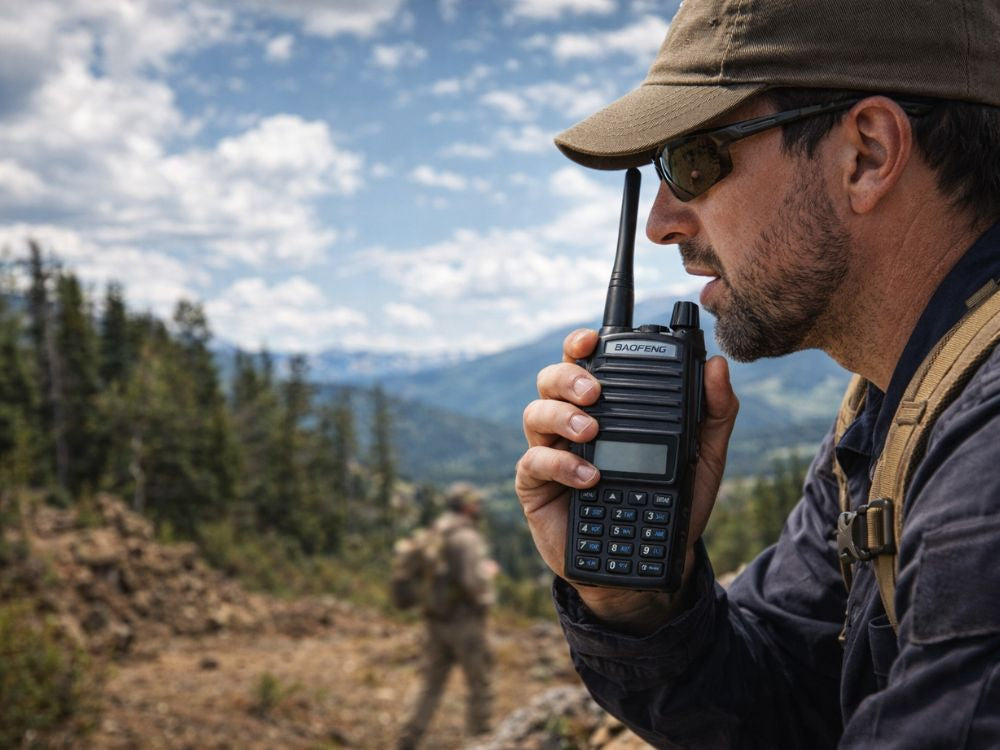 Walkie Talkie – 2800 mAh Batteri, Op til ca. 10 km rækkevidde