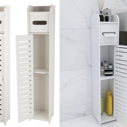 Smalt Badeværelsesskab – Perfekt til Opbevaring i Små Rum