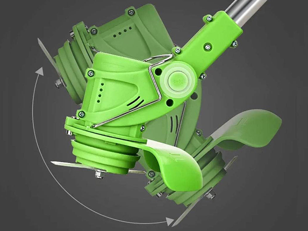 Sladdlös grästrimmer / kantklippare inkl. Batteri - Komplett set för trädgårdsskötsel