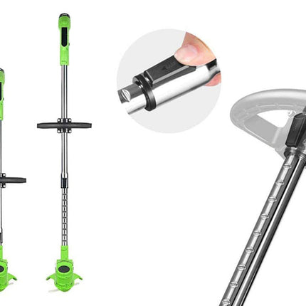 Sladdlös grästrimmer / kantklippare inkl. Batteri - Komplett set för trädgårdsskötsel