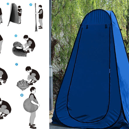 Strandtelt til Omklædningsrum, Bruser eller Toilet