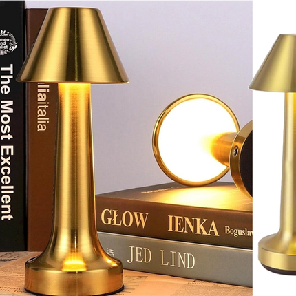 Smart Lampe med Touch Funktion – 3-Trins Lys & Genopladelig Batteri