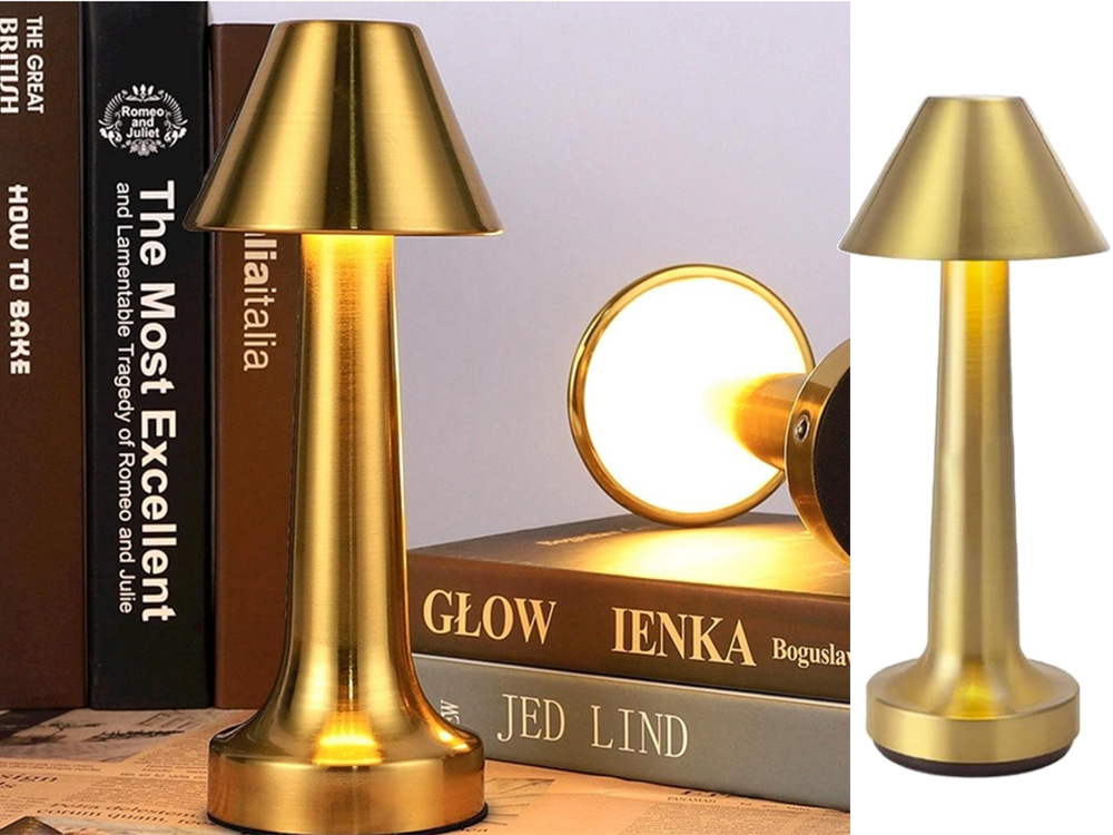 Smart lampa med pekfunktion – 3-stegs ljus och uppladdningsbart batteri