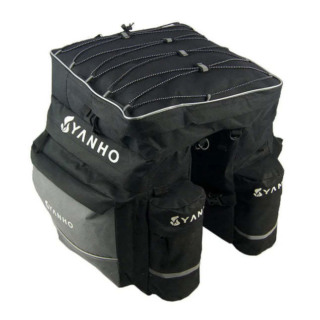 Stor Cykeltaske til Bagagebærer – 60L med Regnslag