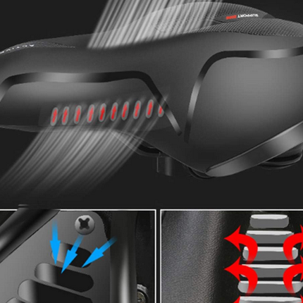 Sports cykelsadel: Ultra-Komfort med Refleks & Ventilation