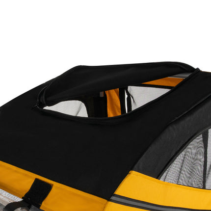 Cykelkärra för hund – Stort och bekvämt transportfordon