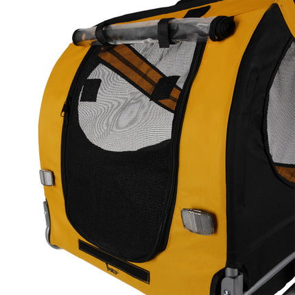 Cykelkärra för hund – Stort och bekvämt transportfordon