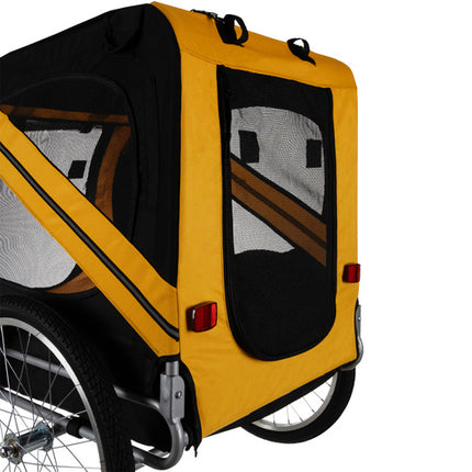 Cykelkärra för hund – Stort och bekvämt transportfordon