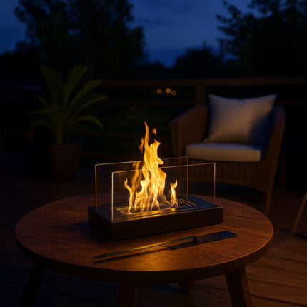 Biopejs 250ml beholder – Røgfri og sikker brug med bioethanol