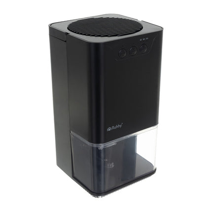 Mini Luftaffugter med LED-lys og timer – kompakt og  komfort til hverdagens fugtproblemer