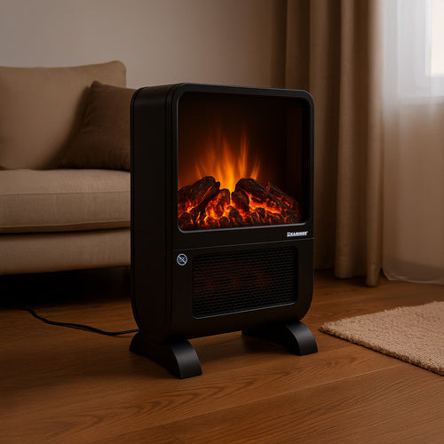 Värmare med öppen spiseffekt