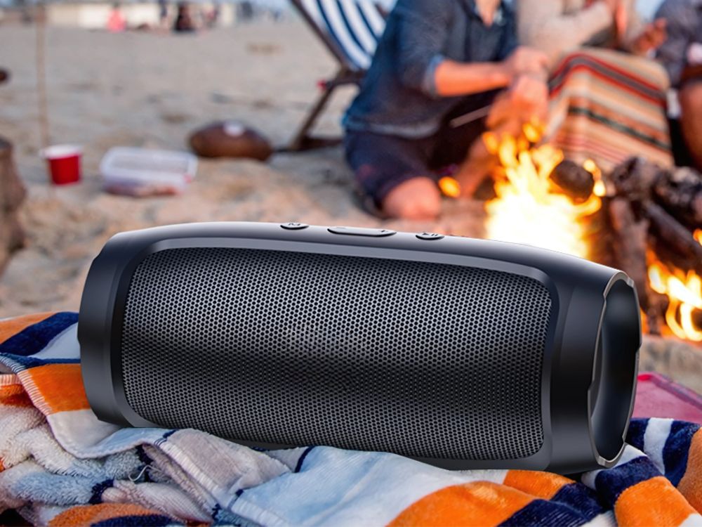 Trådløs Bluetooth Højttaler med USB & microSD – Sort