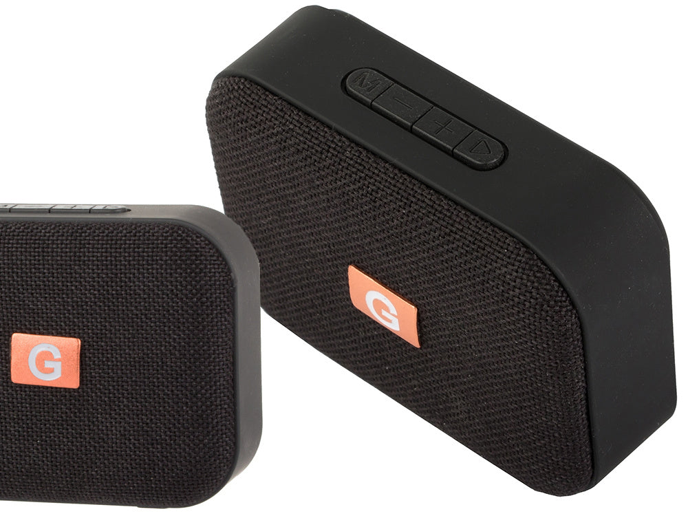 Kompakt trådlös Bluetooth-högtalare med FM-radio