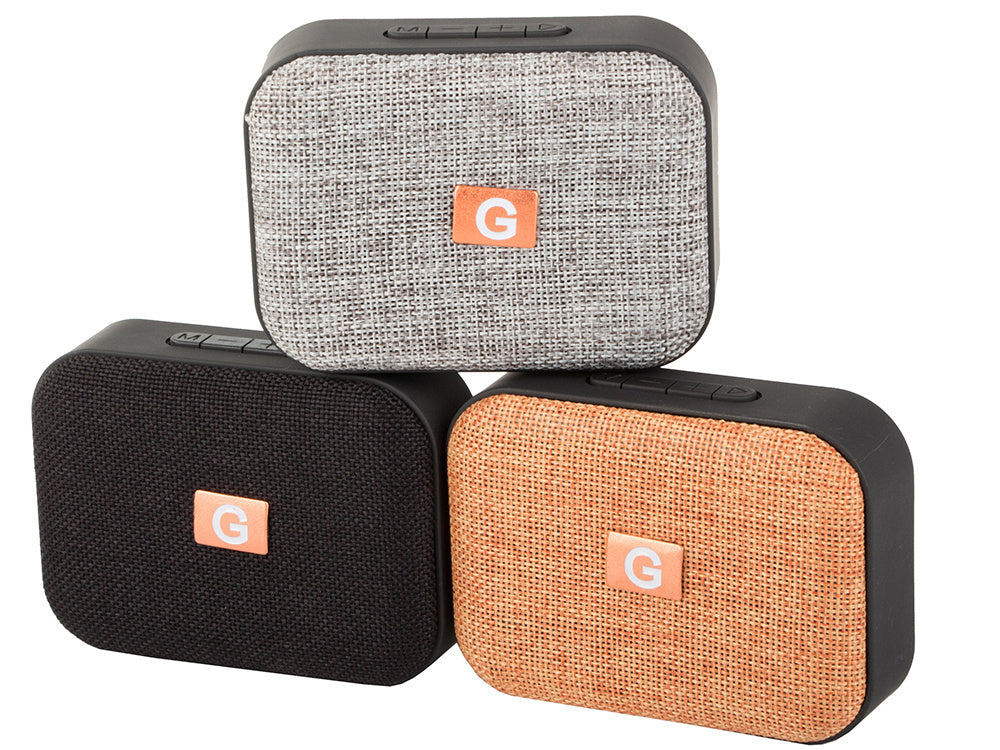 Kompakt trådlös Bluetooth-högtalare med FM-radio