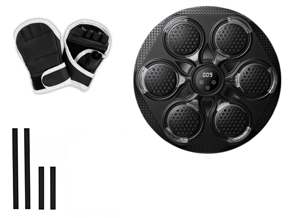 Boxningsmaskin med LED, bluetoothmusik – 15 Hastigheter