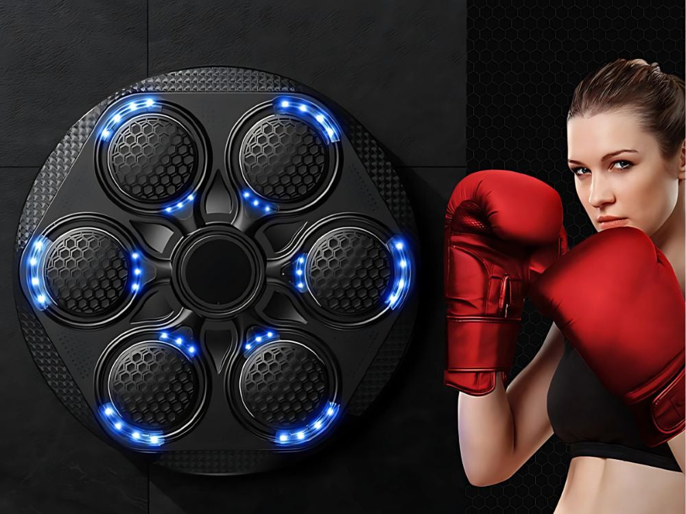 Bokse maskine med LED, bluetooth musik – 15 Hastigheder