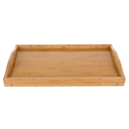 Foldbar morgenmads bord i  Bambus – Perfekt til Sengen