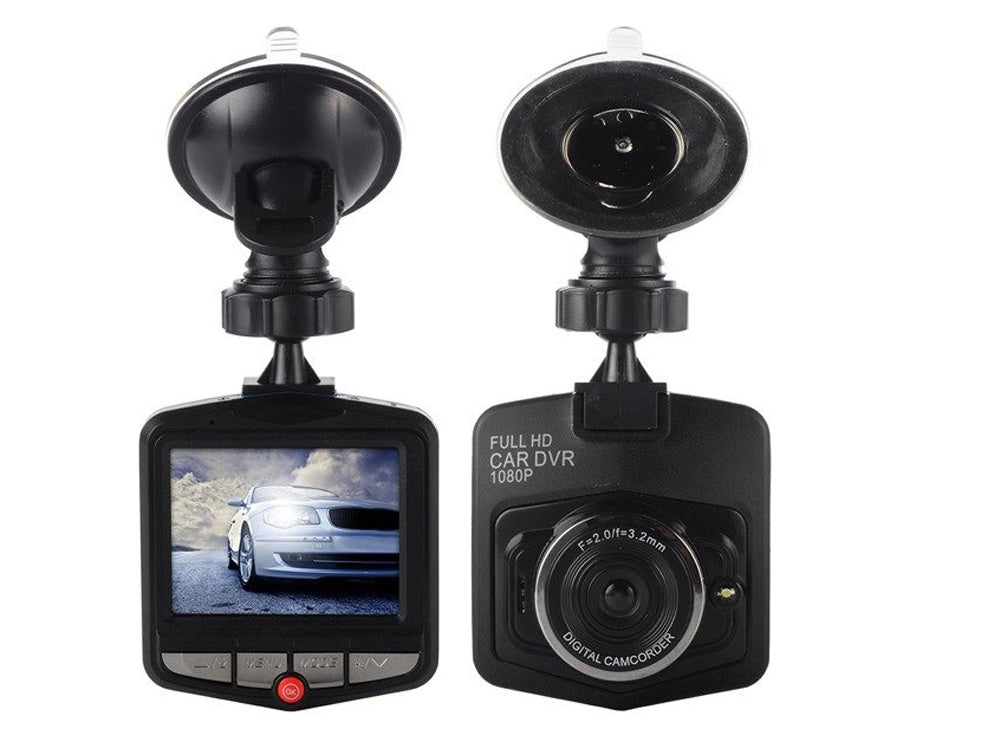Full HD Dashcam med inbyggd skärm