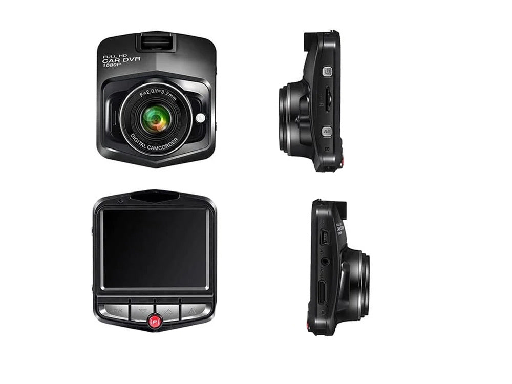 Full HD Dashcam med inbyggd skärm