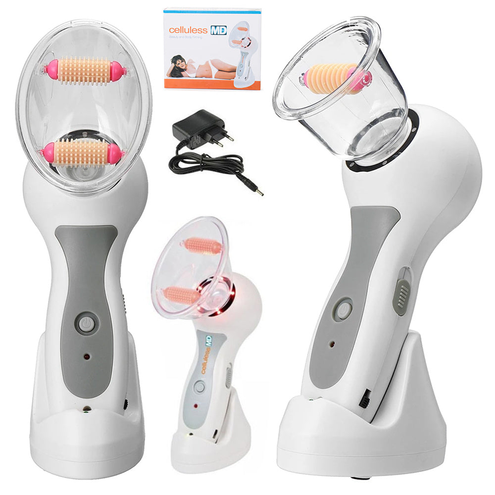 Anti-Cellulite Vakuum Massager med LED Celluless MD för kroppen