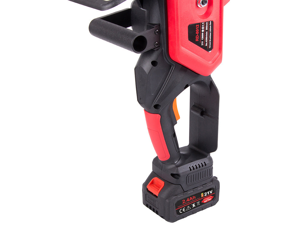 Batteridriven motorsåg 1200W - 30 cm Klipplängd