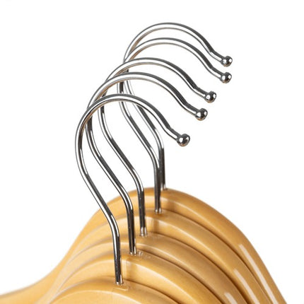 Træ Bøjler 10 Stk - Høj Kvalitet og Holdbarhed