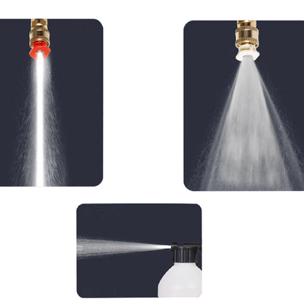 Højtryksrenser inkl. batteri og Tilbehør