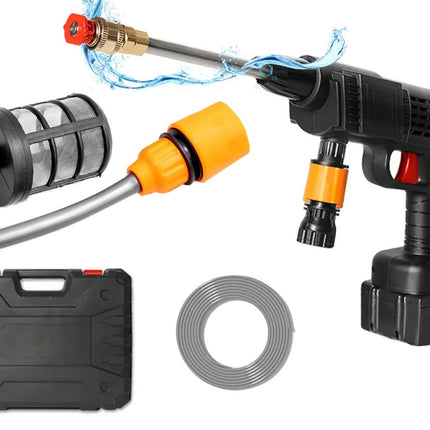 Højtryksrenser inkl. batteri og Tilbehør