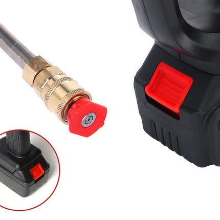 Højtryksrenser inkl. batteri og Tilbehør