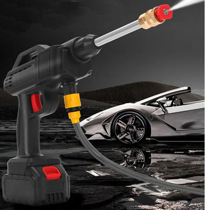 Højtryksrenser inkl. batteri og Tilbehør