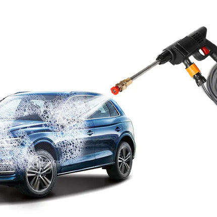 Højtryksrenser inkl. batteri og Tilbehør