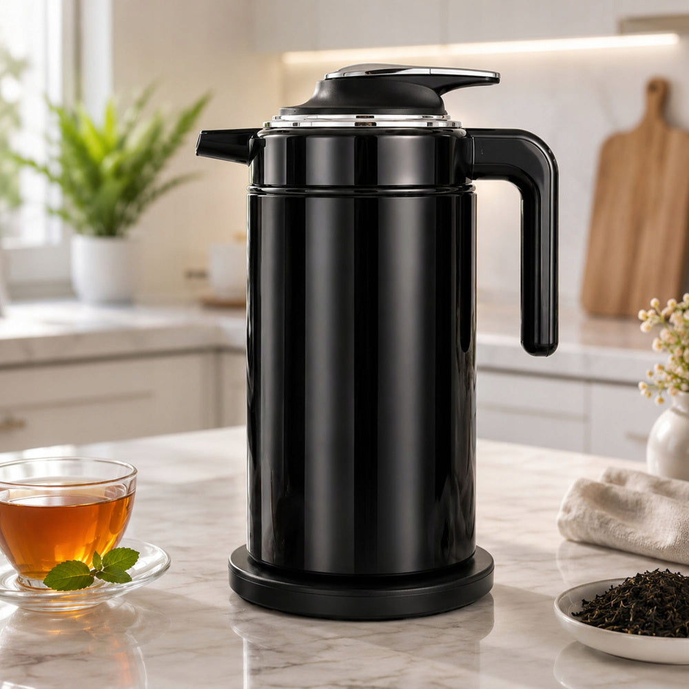 Stor Elkedel 3,5 Liter 1500W – Elektrisk Kedel med Automatisk Slukning – Sort